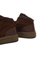 Erkek Kahverengi Bağcıklı Nubuk Deri Spor Bot | Derimod