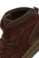 Erkek Kahverengi Bağcıklı Nubuk Deri Spor Bot | Derimod