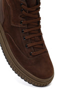 Erkek Kahverengi Bağcıklı Nubuk Deri Spor Bot | Derimod