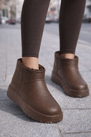 Kadın Kahverengi Kürklü Teddy Bot | Derimod