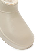 Kadın Krem Kürklü Teddy Bot | Derimod