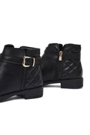 Kadın Siyah Fermuarlı Tokalı Bot | Derimod