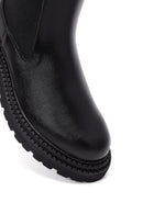 Kadın Siyah Kalın Tabanlı Chelsea Bot | Derimod