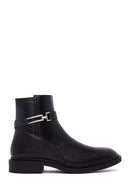 Kadın Siyah Fermuarlı Tokalı Bot | Derimod