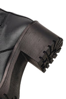 Kadın Siyah Fermuarlı Kalın Topuklu Bot | Derimod