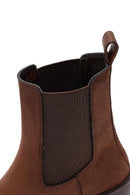 Kadın Kahverengi Kalın Topuklu Süet Chelsea Bot | Derimod