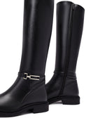 Kadın Siyah Fermuarlı Çizme | Derimod