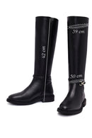 Kadın Siyah Fermuarlı Çizme | Derimod