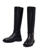 Kadın Siyah Fermuarlı Çizme | Derimod