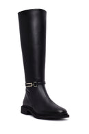 Kadın Siyah Fermuarlı Çizme | Derimod