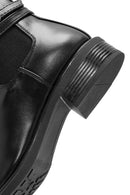 Woman Black Zippered Buckled Boots | Derimod