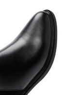 Woman Black Chain Detailed Zippered Boots | Derimod