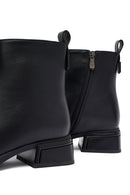 Kadın Siyah Fermuarlı Bot | Derimod