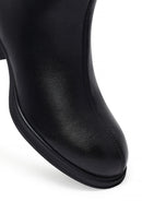 Kadın Siyah Fermuarlı Bot | Derimod