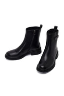 Kadın Siyah Fermuarlı Bot | Derimod