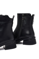 Kadın Siyah Fermuarlı Bot | Derimod