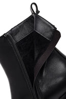 Kadın Siyah Fermuarlı Kısa Topuklu Bot | Derimod
