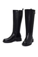 Kadın Siyah Fermuarlı Çizme | Derimod