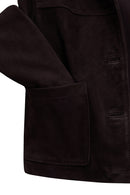 Jill Kadın Kahverengi Kısa Süet Deri Mont | Derimod