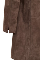 Tara Kadın Vizon Süet Deri Kaban | Derimod