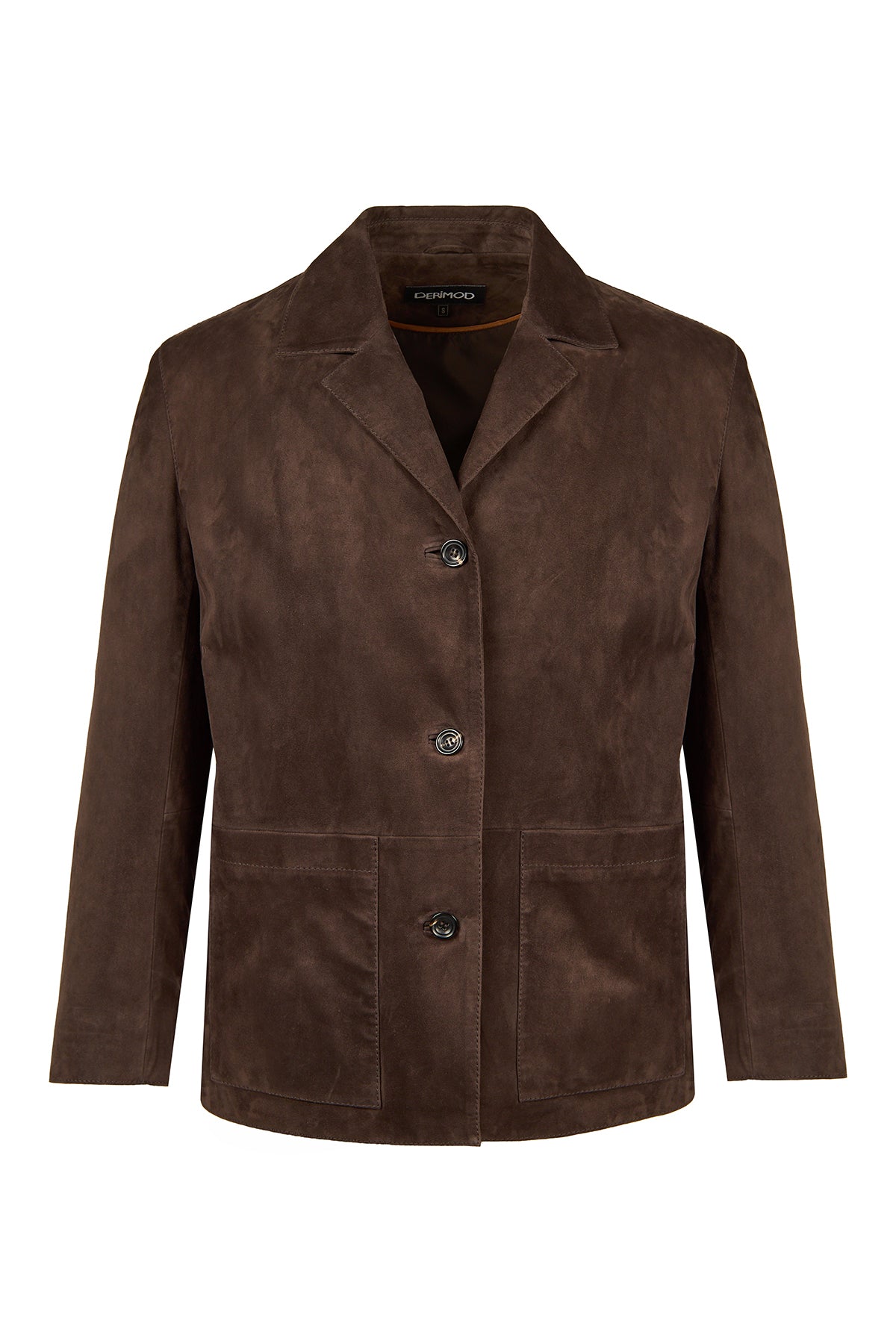 Gloria Kadın Kahverengi Oversize Süet Deri Ceket 25WGD560010 | Derimod