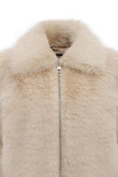 Dallas Kadın Kahverengi Gömlek Yaka Teddy Mont | Derimod