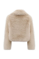 Dallas Kadın Kahverengi Gömlek Yaka Teddy Mont | Derimod