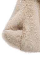 Dallas Kadın Bej Gömlek Yaka Teddy Mont | Derimod