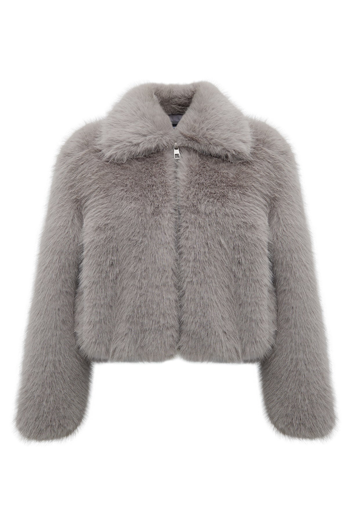 Dallas Kadın Gri Gömlek Yaka Teddy Mont 25WGD5620FF | Derimod