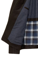 Costa Erkek Kahverengi Deri Ceket | Derimod