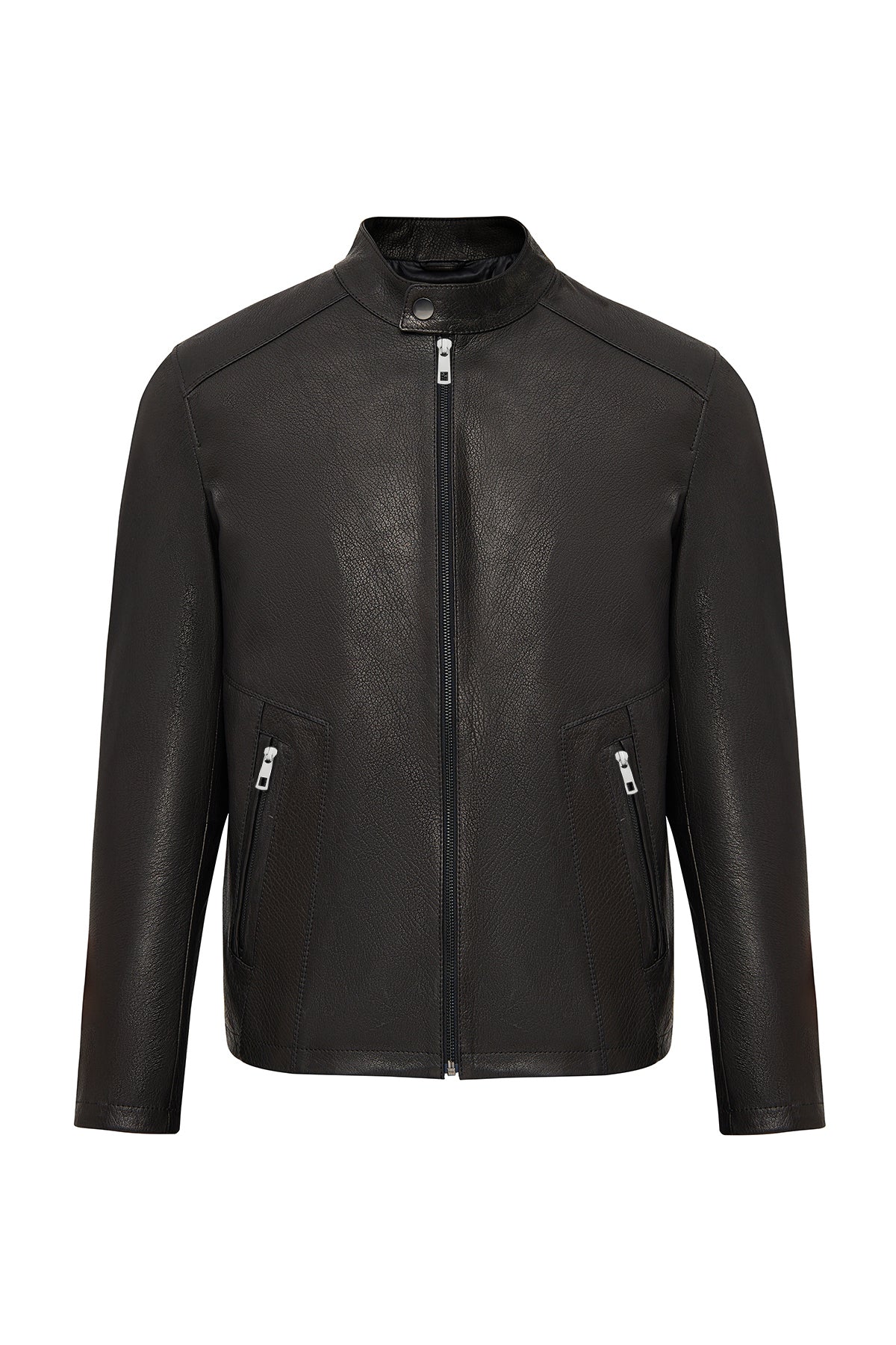 Insignia Erkek Siyah Hakim Yaka Deri Mont 25WGD65814T | Derimod