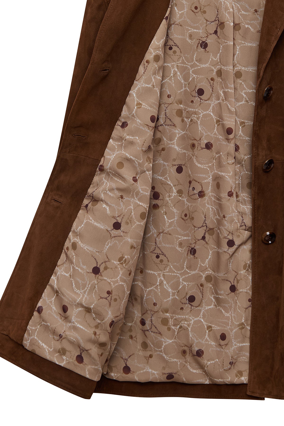 Emma Kadın Kahverengi Süet Deri Kaban