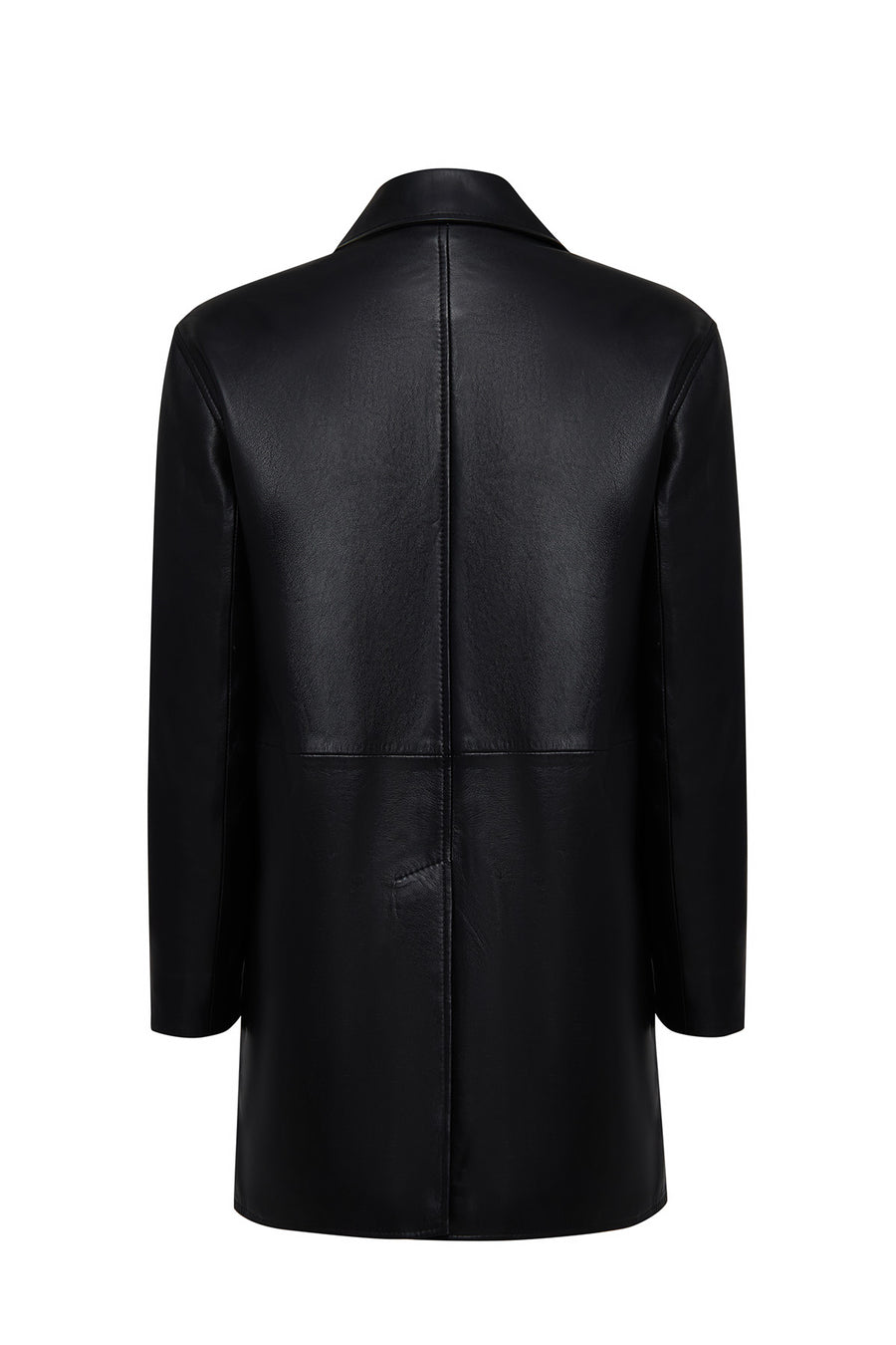 Emma Women's Black Leather Coat