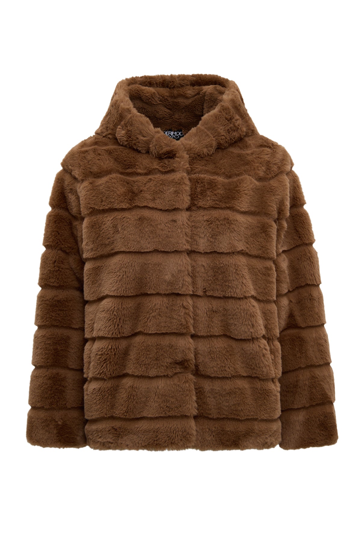 Vienna Kadın Hardal Kapüşonlu Teddy Mont 25WGE5630FF | Derimod