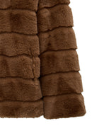 Vienna Kadın Hardal Kapüşonlu Teddy Mont | Derimod