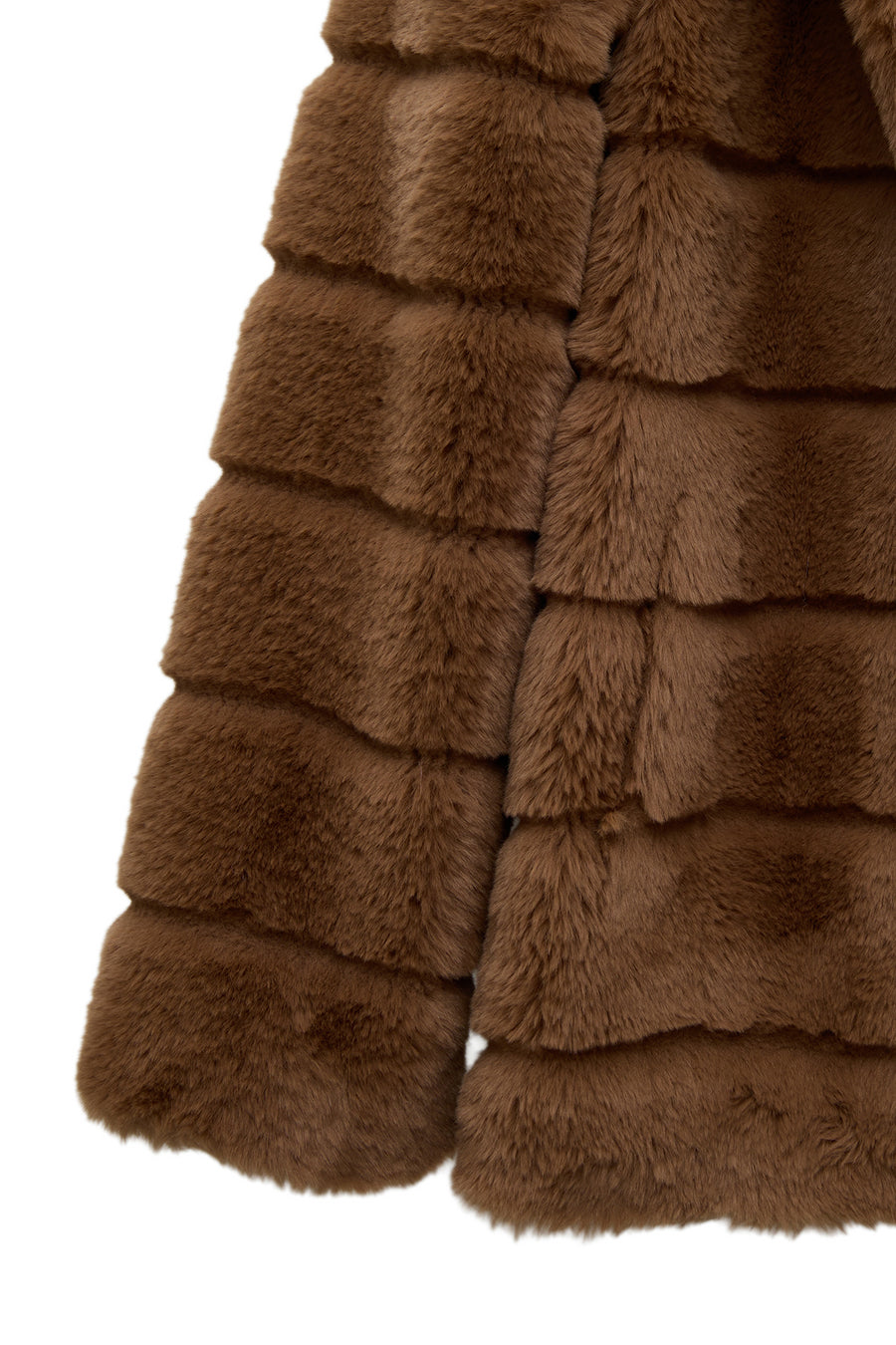 Vienna Kadın Hardal Kapüşonlu Teddy Mont
