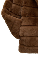 Vienna Kadın Hardal Kapüşonlu Teddy Mont | Derimod