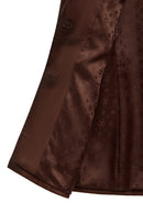 Barbara Kadın Kahverengi Blazer Deri Ceket | Derimod