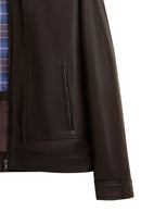 Felibe Erkek Kahverengi Deri Ceket | Derimod