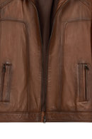 Alfred Erkek Tarçın Deri Mont | Derimod