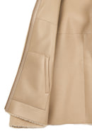 Gardena Kadın Bej Çift Taraflı Teddy Mont | Derimod