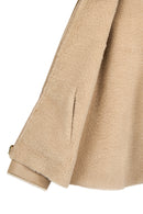 Gardena Kadın Bej Çift Taraflı Teddy Mont | Derimod