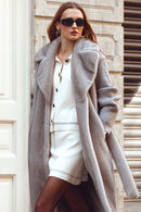 Mirage Kadın Gri Teddy Kaban | Derimod