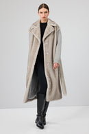 Mirage Kadın Gri Teddy Kaban | Derimod