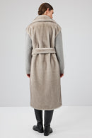 Mirage Kadın Gri Teddy Kaban | Derimod