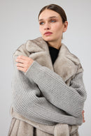 Mirage Kadın Gri Teddy Kaban | Derimod