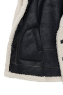 Oslo Kadın Bej Çift Taraflı Teddy Deri Mont | Derimod