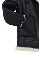 Oslo Kadın Bej Çift Taraflı Teddy Deri Mont | Derimod