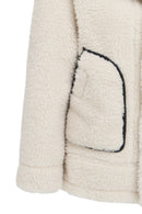 Oslo Kadın Bej Çift Taraflı Teddy Deri Mont | Derimod