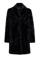 Alaska Kadın Siyah Teddy Kaban | Derimod